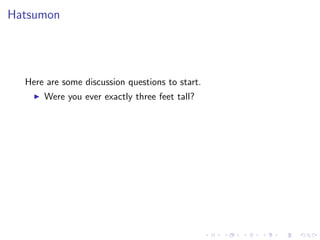 Lesson 5: Continuity