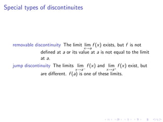 Lesson 5: Continuity