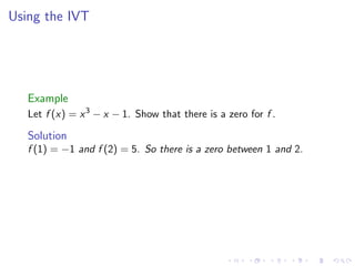 Lesson 5: Continuity