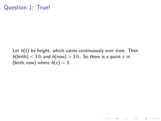 Lesson 5: Continuity