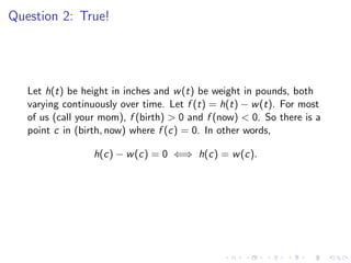 Lesson 5: Continuity