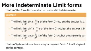 Lesson 6: Limits Involving Infinity (slides) | PDF