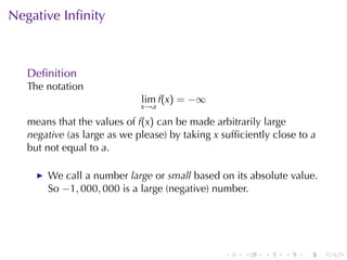 Lesson 6: Limits Involving Infinity | PDF