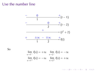 Lesson 6: Limits Involving Infinity | PDF