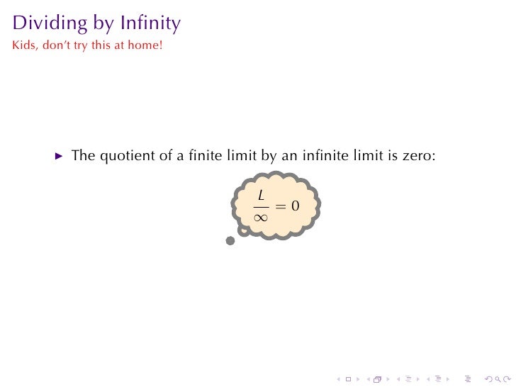 Lesson 6 Limits Involving Infinity