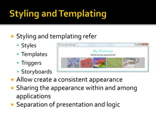 Lesson 06 Styles and Templates in WPF | PPT