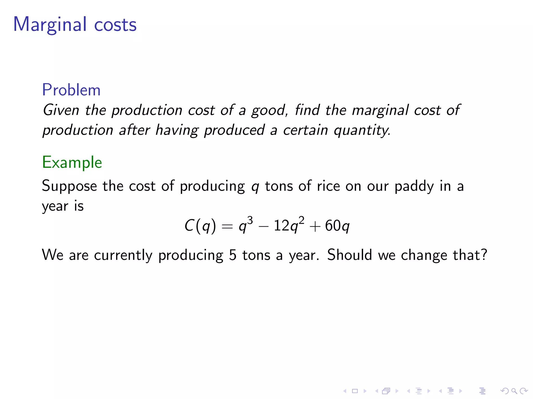 Lesson 7-8: Derivatives and Rates of Change, The Derivative as a function
