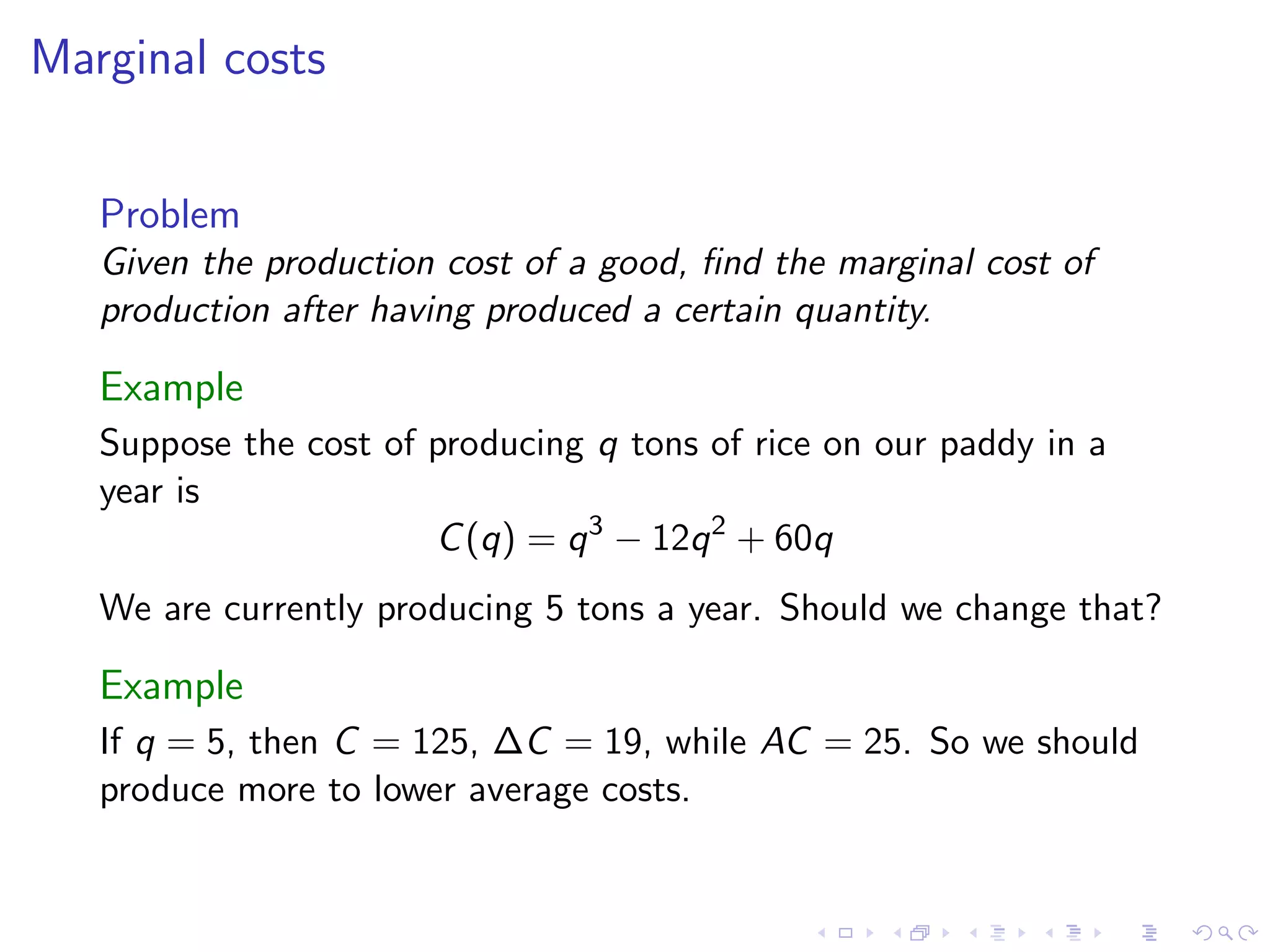 Lesson 7-8: Derivatives and Rates of Change, The Derivative as a function