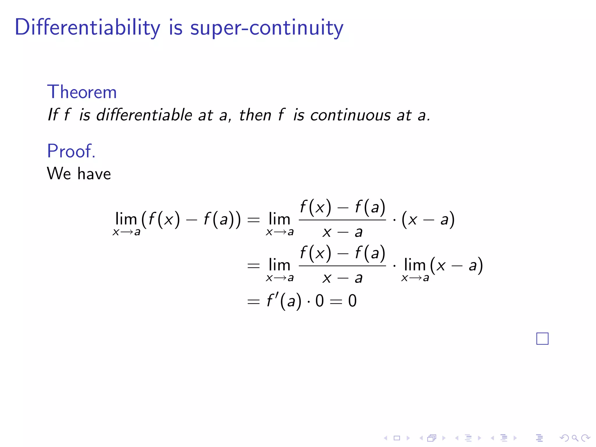 Lesson 7-8: Derivatives and Rates of Change, The Derivative as a function
