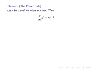 Lesson 9: Basic Differentiation Rules