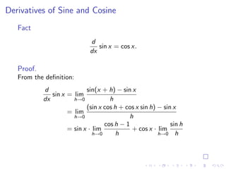 Lesson 9: Basic Differentiation Rules