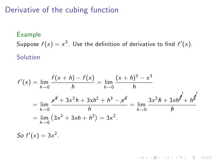 Lesson 9 Basic Differentiation Rules Lesson 9 Basic Differentiation Rules