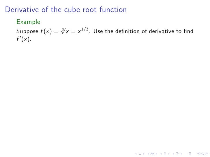 Lesson 9 Basic Differentiation Rules