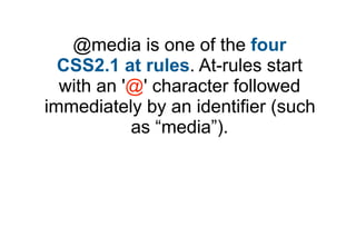 CSS media types | PDF