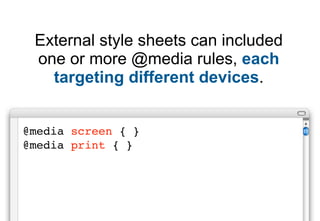 CSS media types | PDF