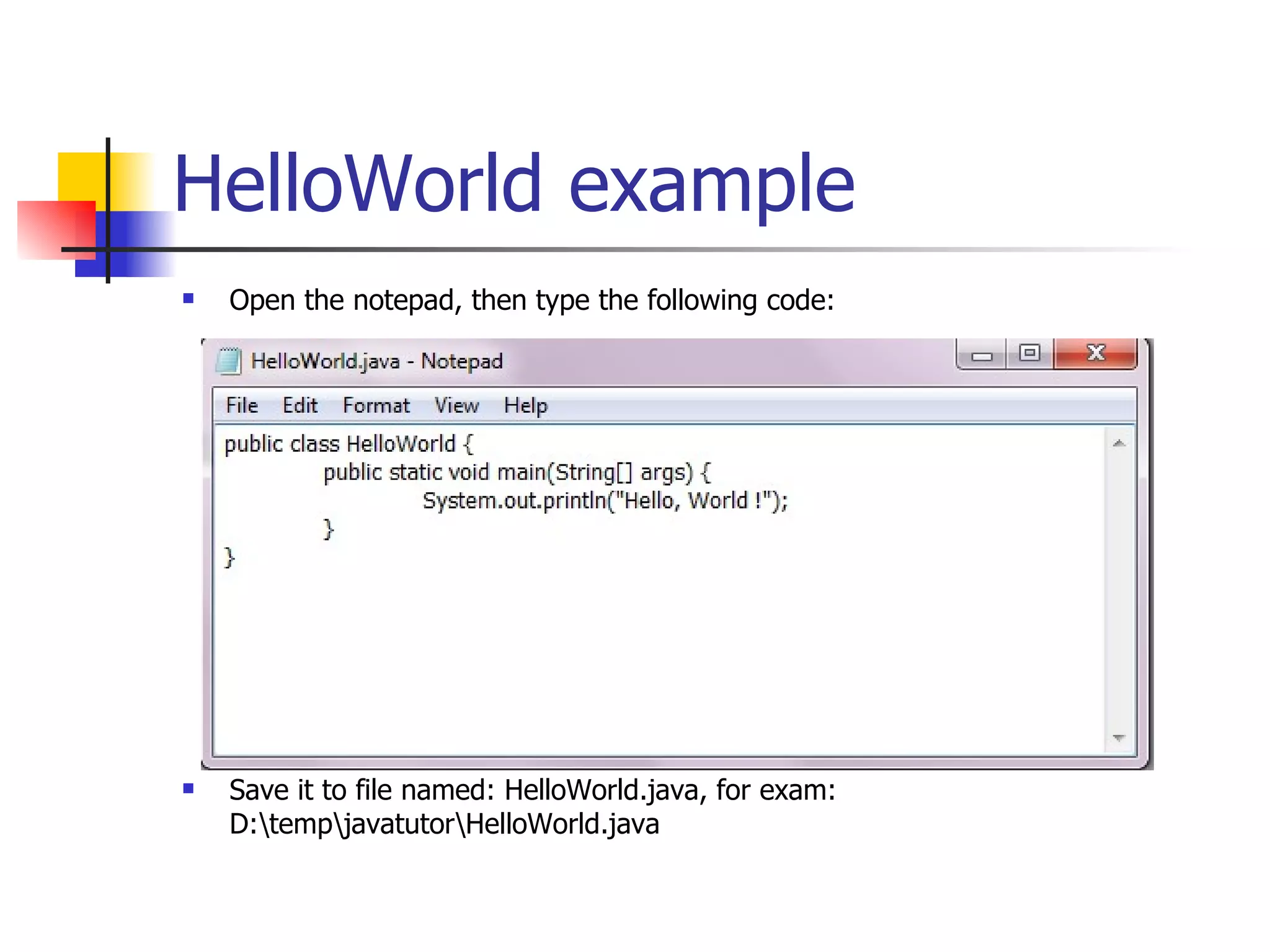Training Java - Lesson1 | PPT