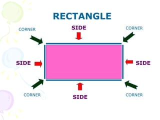 RECTANGLE   CORNER CORNER CORNER CORNER SIDE SIDE SIDE SIDE 