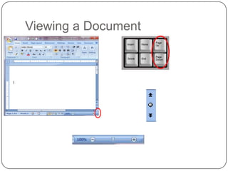 Viewing a Document
 
