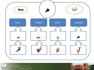Arabic alphabet and their shapes | PPTX