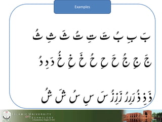 Arabic alphabet and their shapes | PPTX