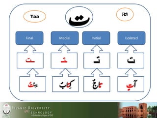 Arabic alphabet and their shapes | PPTX
