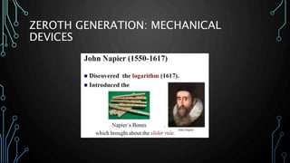 ZEROTH GENERATION: MECHANICAL 
DEVICES 
 