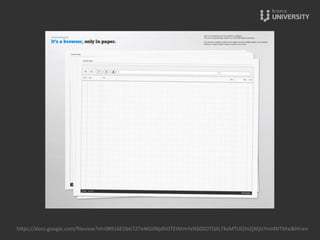 hOps://docs.google.com/ﬁleview?id=0B916EDb6727eMGJlNjdhOTEtMmYxNS00OTQ4LTkxMTUtZmZjMjIzYmI4NTMw&hl=en	
  
 