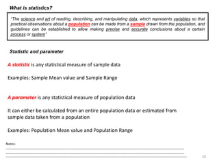 An Overview of Basic Statistics | PPTX