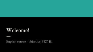 Complete Pet - Unit 1 | PPTX