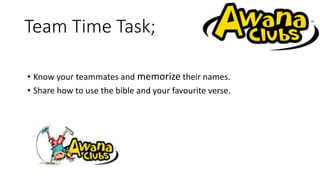 the bible (AWANA L1) | PPTX