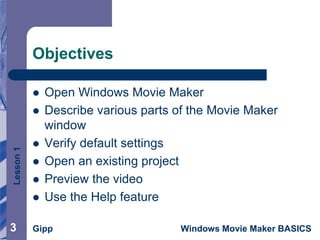Exploring Movie Maker | PPT