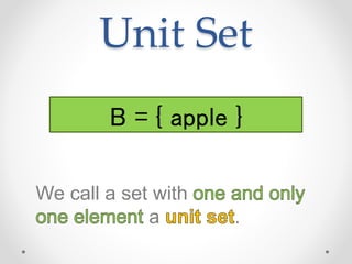 Lesson 1.1 basic ideas of sets part 1 | PPTX