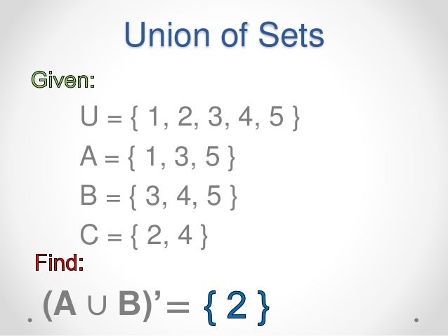 Lesson 1.1 basic ideas of sets part 3
