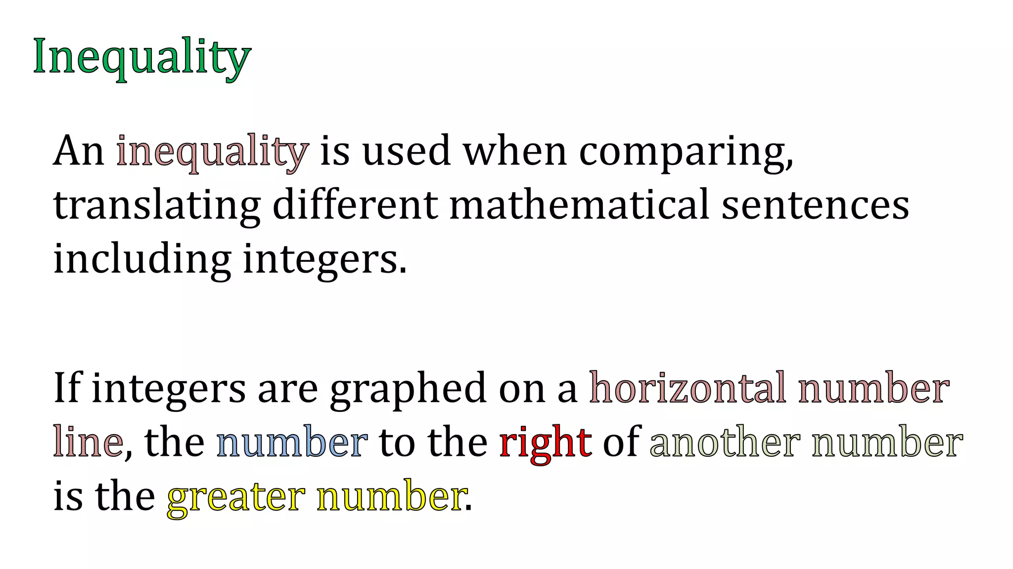 Lesson 1.4 the set of integers | PPTX
