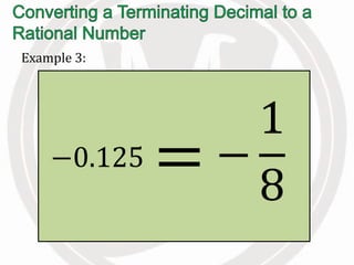 Lesson 1.9 the set of rational numbers | PPTX