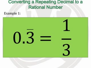 Rational Numbers Gomath Lesson 1.9 the set of rational numbers | PPTX