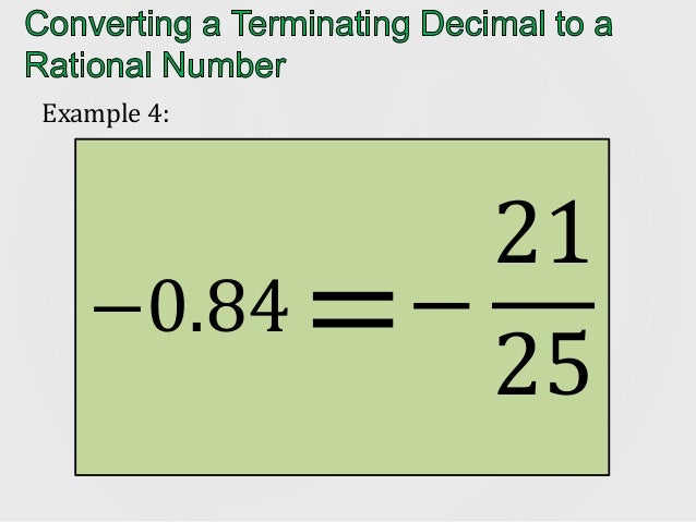 Lesson 1.9 the set of rational numbers