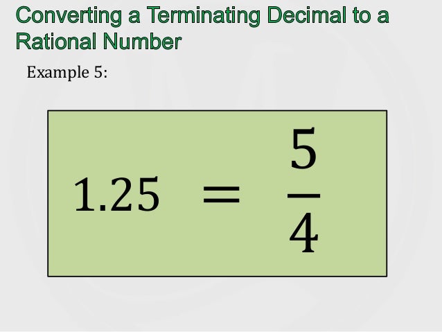 Lesson 1.9 the set of rational numbers