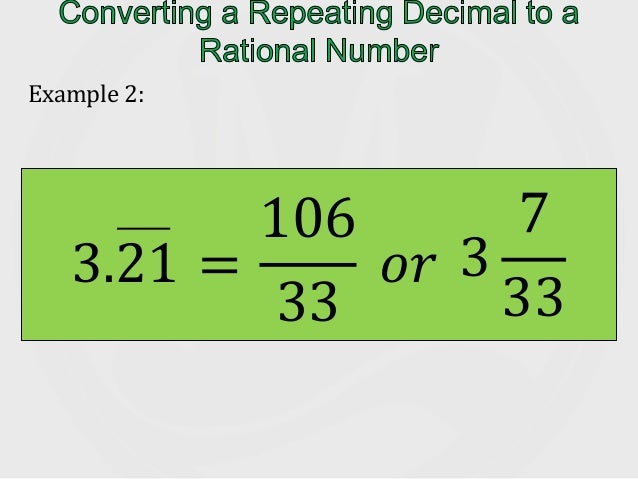 Lesson 1.9 the set of rational numbers