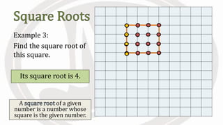Lesson 1.10 square roots | PPTX