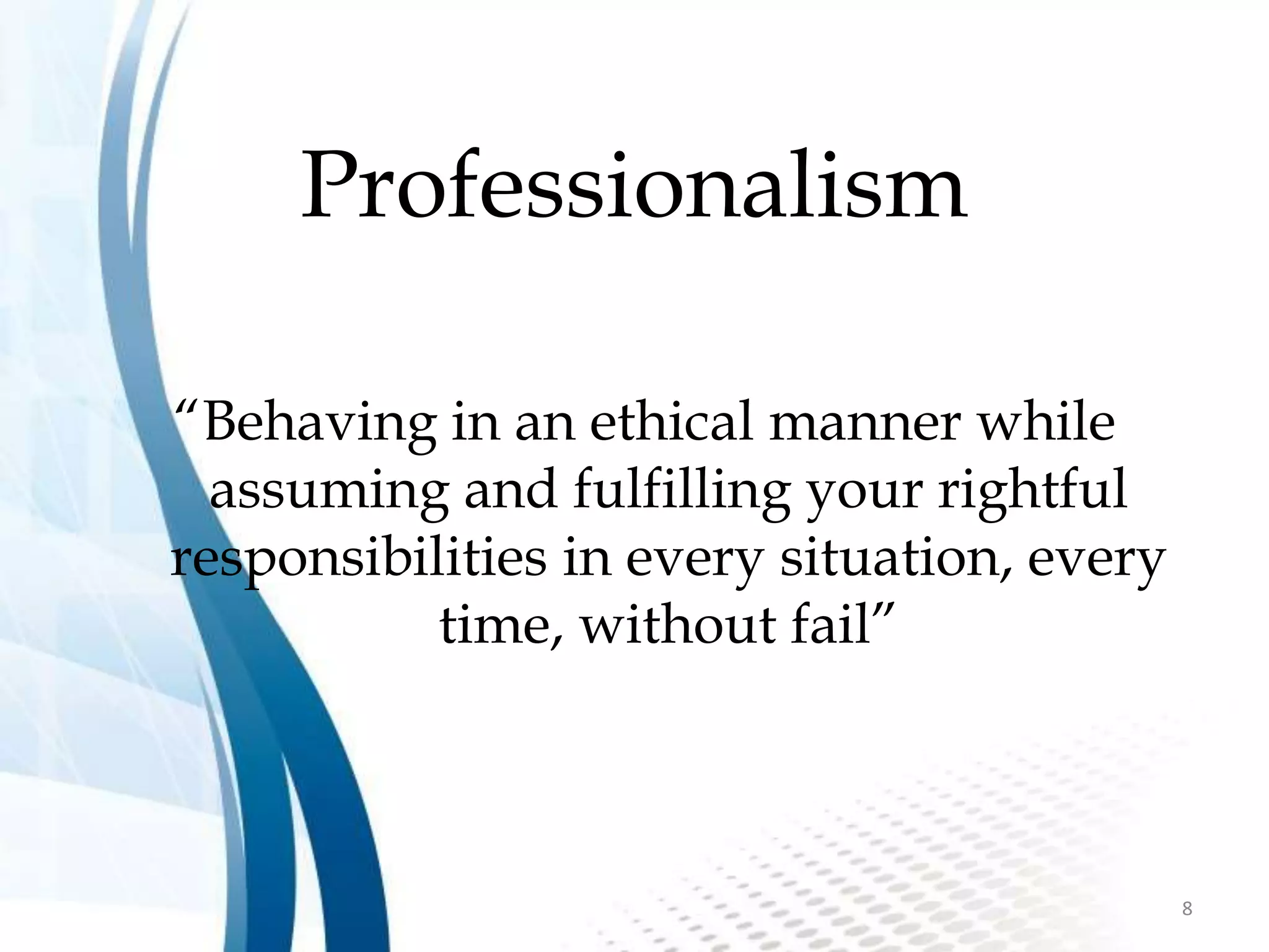 Information Technology Professionalism | PPTX