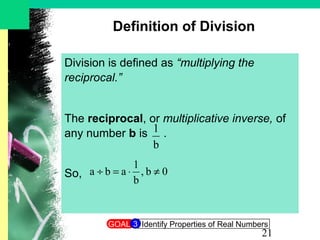 Real Numbers: Properties and Definition