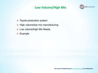 Lean Management Lesson 1 | PPTX
