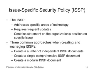 Lesson 1- Information Policy
