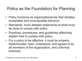 Lesson 1- Information Policy