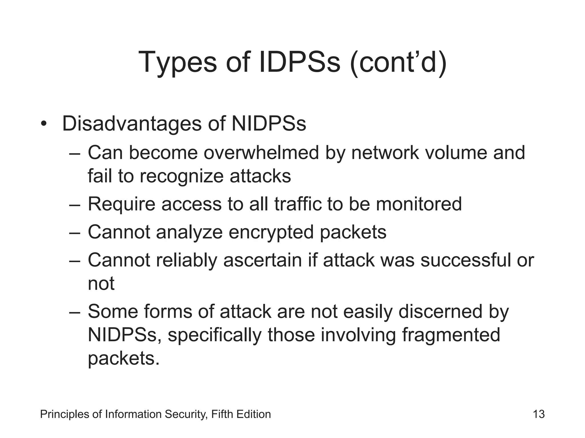Lesson 1- Intrusion Detection