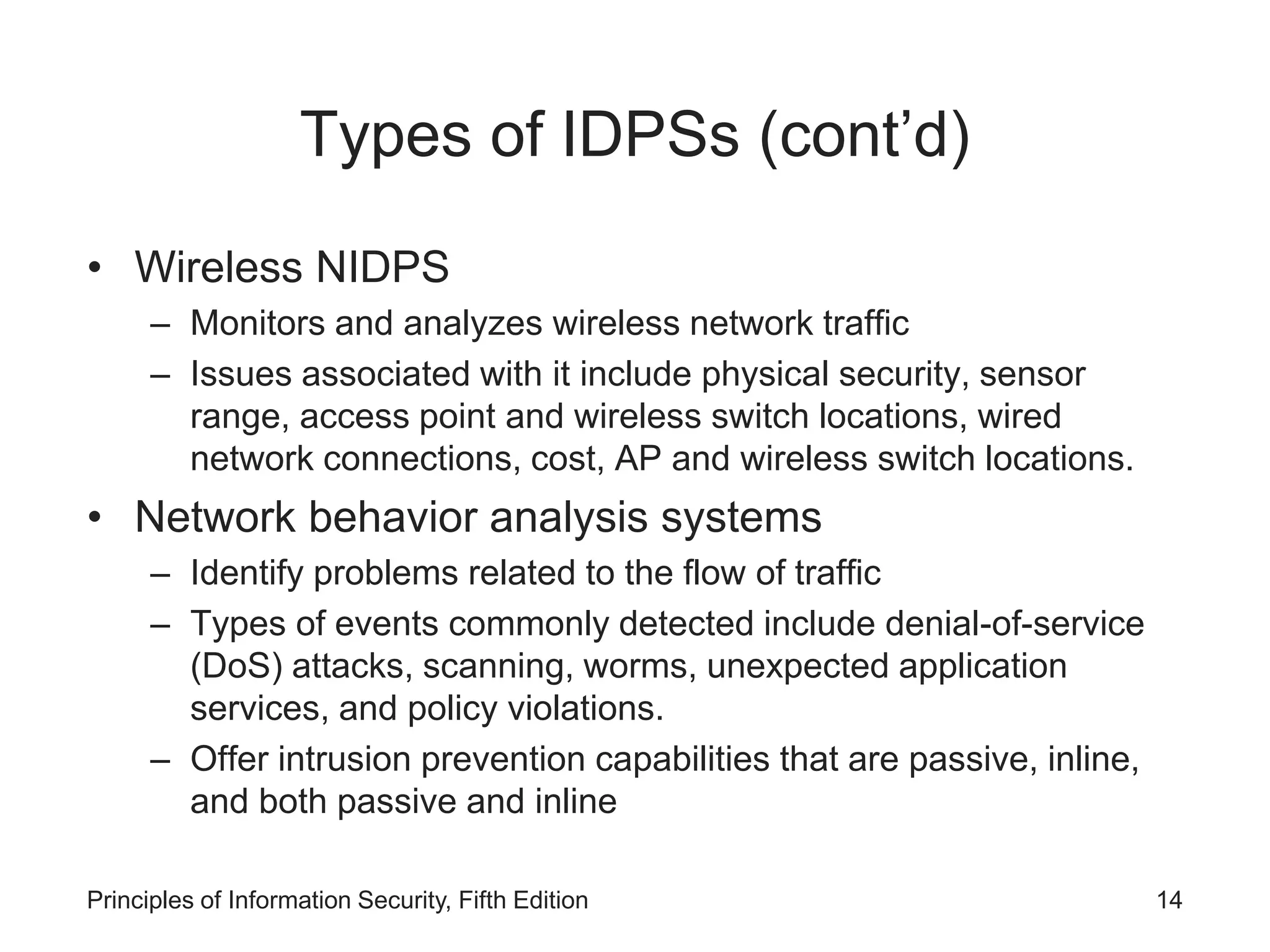 Lesson 1- Intrusion Detection