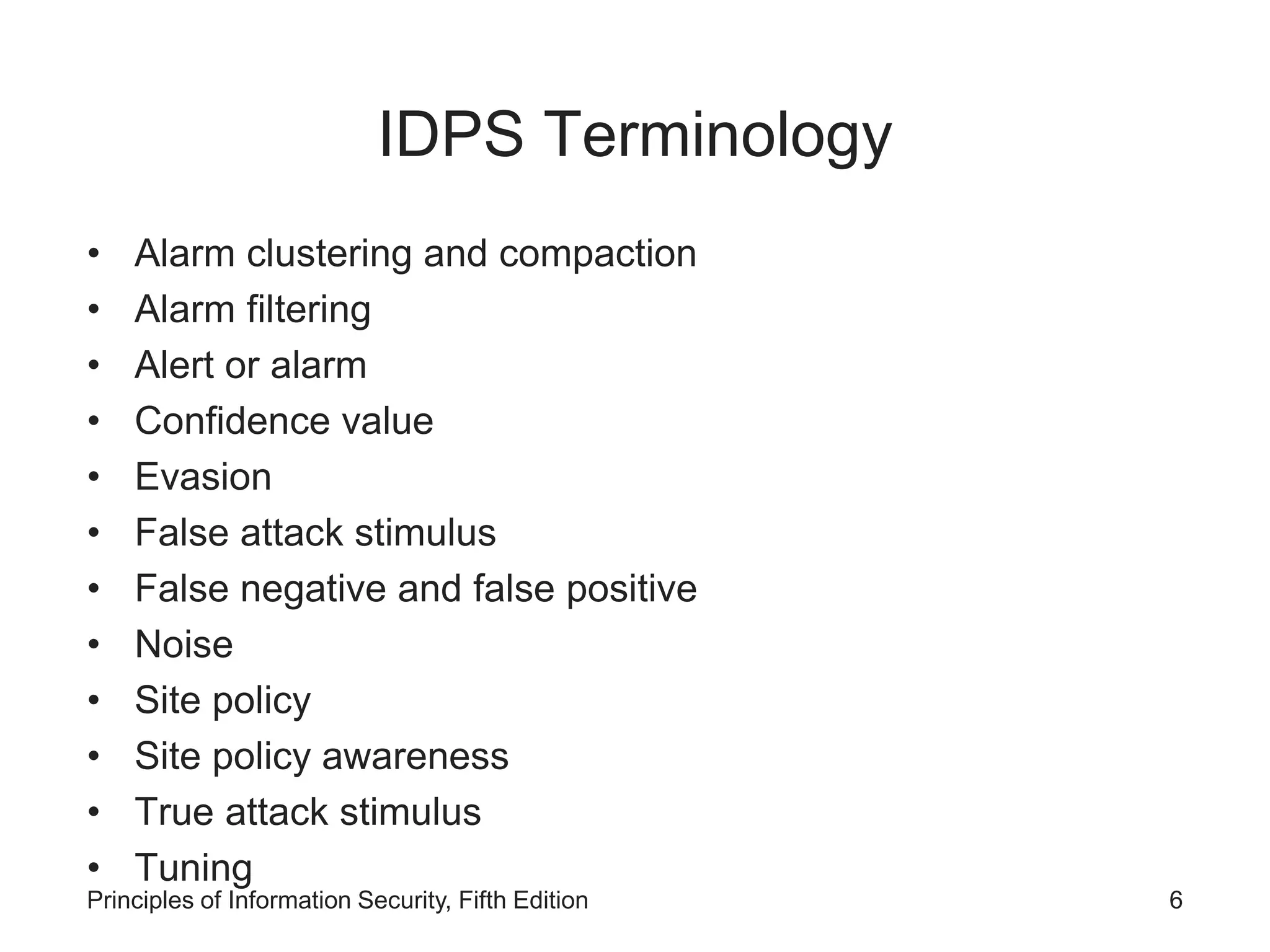 Lesson 1- Intrusion Detection