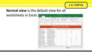View All Sheets In Excel LESSON 1.pptx