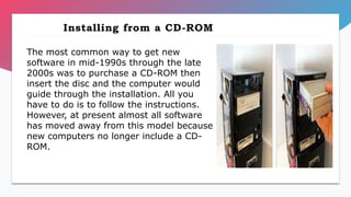 INSTALLING SOFTWARE | PPTX